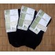 Chaussettes en bambou jambes sensibles (3 paires) - noir