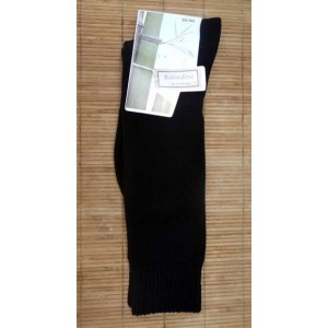 Chaussettes en bambou Mi-bas Rando/travail (2 paires) - noir